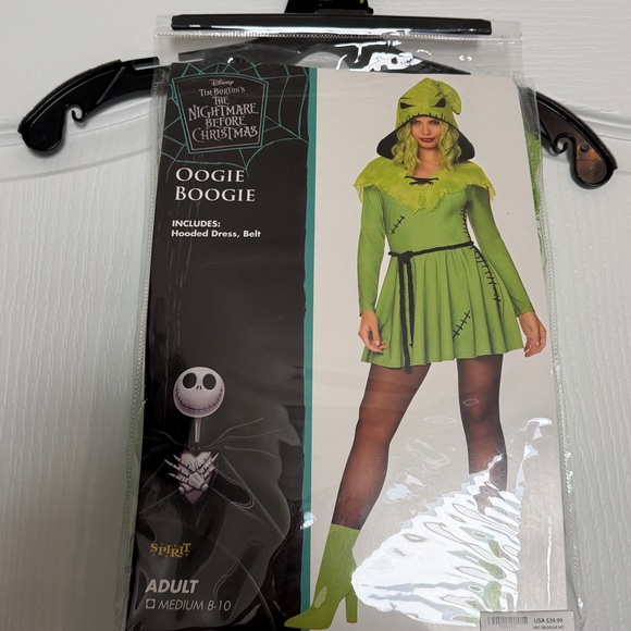 Spirit Oogie Boogie Costume Dress with Black Accents - Picture 4 of 4